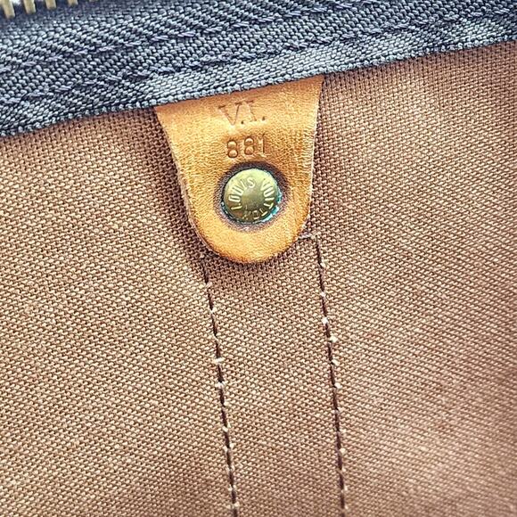 Louis Vuitton Keepall Bandouliere Duffle 45 Brown Canvas - Picture 10 of 11